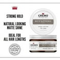 thumbnail image 3 of Cremo Premium Barber Grade Hair Styling Sculpting Clay, High Hold, Matte Finish, 4 Oz, 3 of 3