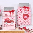 thumbnail image 5 of Valentine and St Patrick's LED Lighted Mason Jar Wall Plaques - Happy Valentines, 5 of 11