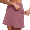 thumbnail image 3 of Womens Shorts Skorts Casual Mid Waist Skort Active Skirt Beach Vacation Trendy 2025 with Pockets S-5XL, 3 of 7