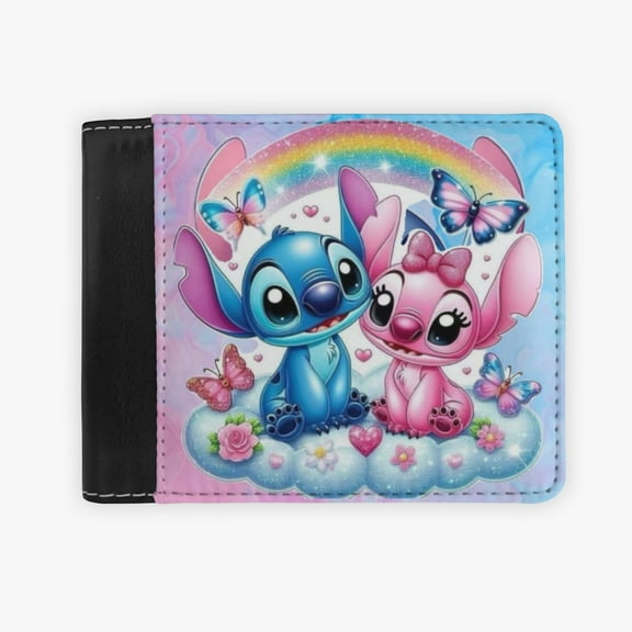 Stitch PU Bifold Wallet 4.64 x 3.71 Inches