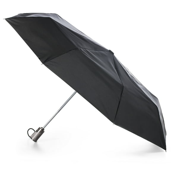 totes Titan Portable Travel Umbrella, Black, 43"