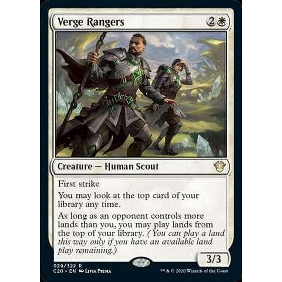 MtG Commander 2020 Rare Verge Rangers #29