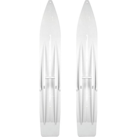 7" Powder Ski, Single White 310118