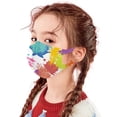 thumbnail image 4 of 20 Pcs Masque pour Enfants à une Seule Couche Réutilisable Imprimé à l'Aquarelle, 4 of 9