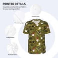 thumbnail image 3 of Rateoe Gnomes Playing in the Garden Pattern Men’s Baseball Short Sleeve Polo Shirt, Midweight Men's Shirt Golf Shirt Polo Shirts Quick Dry Short-XX-Large, 3 of 7
