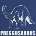 thumbnail image 2 of CafePress - Pregosaurus Preggosaurus Maternity T Shirt - Maternity Dark T-Shirt, 2 of 3
