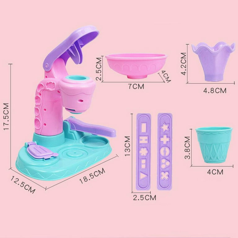 DIY Ice Cream Machine Color Mud Set Creative Kids Air Dry Clay Toys Rich  Tool Accessories Educational Play Dough Toy Color Clay - China Color Clay  and Playdough Tools price