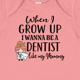 thumbnail image 4 of Inktastic Future Dentist Like Mommy Girls Baby Bodysuit, 4 of 5