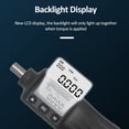 thumbnail image 5 of Digital Torque Screwdriver 1/4'' Drive Screwdriver Torque Wrench Electrician Torque Screwdriver with LCD 0.4-2N.m Torque Adjustable Screwdriver Torque with Bits Real-Time/Preset/Peak Mode D, 5 of 5