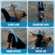 thumbnail image 4 of Anillos flexibles para fitness 14 anillos de yoga con asas acolchadas para tonificar brazos, muslos/piernas y abdomen, ejercicio en casa, deportes, 4 of 7