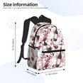 thumbnail image 2 of Fotbe Watercolor Wine Mochila Ligera Casual para Laptop para Hombres y Mujeres, Mochila Impermeable de Uso Diario, Mochila para Universidad, 2 of 6