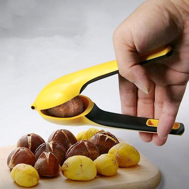 Quick Chestnut Clip Chestnut Pliers Nut Cracker Sheller Shelling Tools Nut Opener Home Kitchen Tools Cutter Kitchen AccessoriesGreenUnited Kingdom He Qiyong unisex