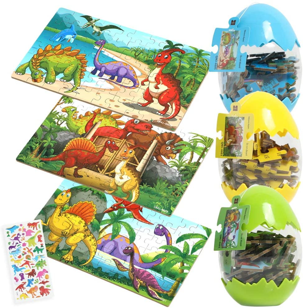 Zoo & Pirate 4 In 1 Jigsaw Puzzle Set Action Man Dinosaur 
