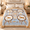 Blue/Brown, variant on DBOZE Luxury Heavy Floral Velvet Blanket, 2 Ply Reversible Faux Mink Raschel Fleece, Ultra Soft Silky Plush Warm Winter Blanket, Oversized King, Red Wine & Cream