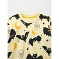 thumbnail image 3 of Emy Dola Unisex Girl Boys Sweatshirts Pumpkin Bat Halloween Tops Toddler Kids Pullover Long Sleev Cotton Graphic Top Sweater Shirts for 2-7T, 3 of 7