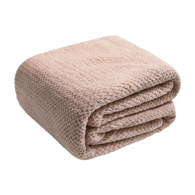 DOLITY Beach Towel Breathable Practical Pool Towel for Vacation Home Essential Gift Khaki
