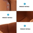 thumbnail image 3 of unbranded 1Ud Decorativo De Fieltro Marrón Para Almacenamiento Y Organización, 3 of 7