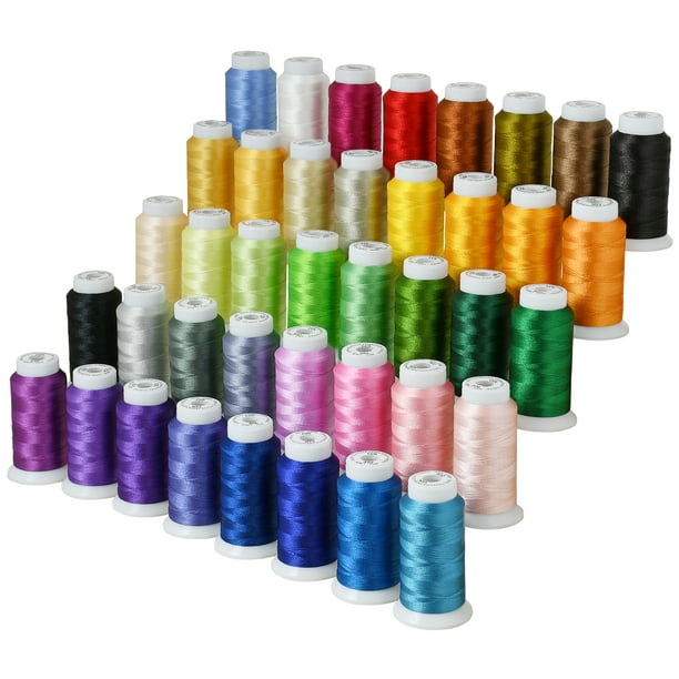 New Brother 40 Colors Machine Embroidery Thread Set 40wt Polyester