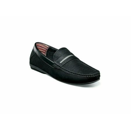 

Stacy Adams Corby Saddle Slip On Walking Shoes Black 25513-001