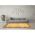 thumbnail image 3 of Ahgly Company Indoor Rectangle Abstract Brown Modern Area Rugs, 2' x 5', 3 of 4