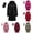 Black, variant on Women's Long Lightweight Recycled Down Coat Detachable Hood Winter Parka