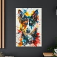 thumbnail image 4 of Norwegian Lundehund Dog Poster Wall Art for Bedroom Living Room Funny Graffiti Dog Picture Cool Dog Decor Wall Art, 4 of 6
