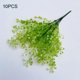 thumbnail image 4 of Ramo simulado de flores de sauce dorado Bewildely Verde y blanco 38 cm, 4 of 6