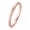 Rose Gold, variant on 2mm Ultra-fine Titanium Steel Band Men Womens Silver/Rose Gold Tail Ring Sz 4-10-7-Rose Gold
