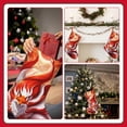 thumbnail image 7 of Salouo Red Sun Flame Fox Print Christmas Decorations Stockings 1 Pack 18'' Xmas Stockings Holiday Stocking Personalized Farmhouse Decor for Home Family Party Tree, 7 of 7