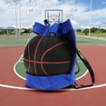 thumbnail image 4 of cpengpj Basketball Bag Basketball Backpack, Single Ball Mesh Storage Crossbody Sling Sackpack for Volleyball Soccer Rugby Football Equipment, for Gym Pool Beach and Travel Essentials, 4 of 7
