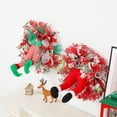 thumbnail image 5 of Jlong Christmas Elf Body Wreath Decorations Stuffed Legs Pose-able Mesh Christmas Thief Wreath for Christmas Tree Front Door Window Fireplace Outdoor, 5 of 7