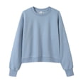 thumbnail image 6 of Long Sleeve Tops Women Oversized Crew Neck Casual Pullover Sweatshirt,L, 6 of 6
