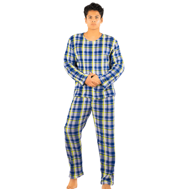 Pijama De Hombre Afelpada Pantalón Sudadera Tela Polar Suave