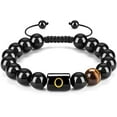 thumbnail image 1 of Tobillera de piedra negra, pulsera de cuentas de piedra negra, tobillera de piedras preciosas de piedra natural Wmkox8yii  fajkfhkj1036, 1 of 1