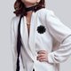 thumbnail image 5 of Chiffon Tulle 3D Flower for DIY Headbands Flower Clothing Shoes Hats Accessories Black 75x29mm, 5 of 9