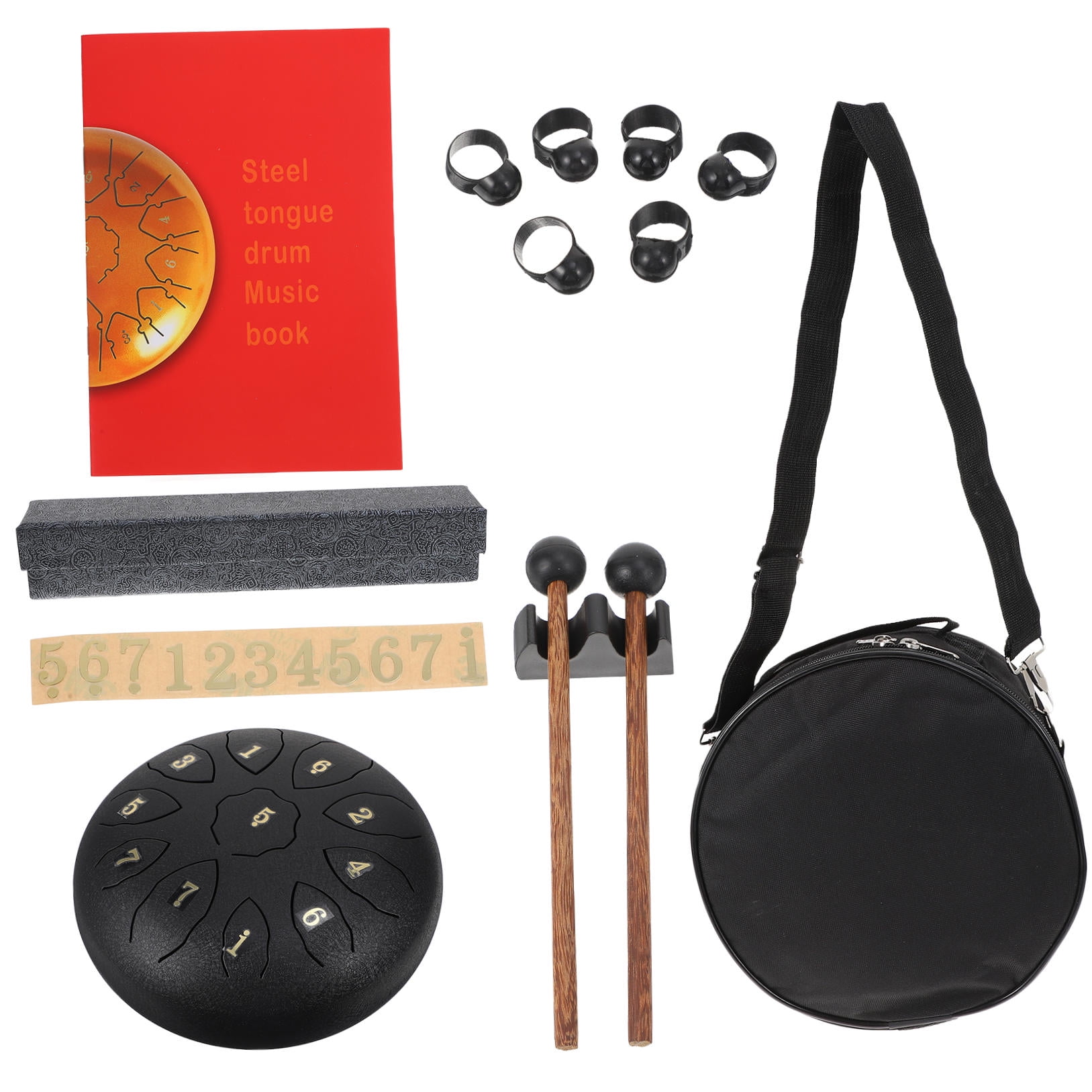 COSMOBETTY 1 Set Ethereal Drum Carbon Steel Round Beginners