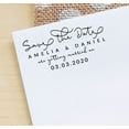 thumbnail image 3 of Printtoo Personalized Blue Self Inking Getting Married Custom Save The Date Rubber Stamper-68 x 30 mm, 3 of 6