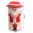 thumbnail image 3 of Caja de lata de caramelo de gran capacidad navideña, lata de almacenamiento de hierro, cajas de regalo para niños Ehuebsd Libre de BPA, 3 of 3