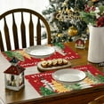 thumbnail image 6 of YIKA Winter Snowflake Placemats 12x18 Inch Christmas Holiday Table Mats For Party Kitchen Dining Room Decoration Christmas Decoration C, 6 of 6