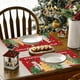 thumbnail image 5 of Decoraciones de Navidad Escalfombra de Copo de Nieve de Invierno Interior 12x18 Pulgadas Escalfombra de Mesa de Vacaciones de Navidad, Usada para la Decoración de la Cocina Y el Restaurante de la Fies, 5 of 6