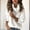 White, variant on Women's High Neck Sweater - Button Detail Loose Fit Turtleneck Pullover Cozy Fall/Winter Top
