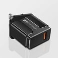 thumbnail image 1 of USB Charger Block Phone Charger One Port 68W USB 3.0 Power Adapter Smart Phone Wall Charger Block Cube black British gauge, 1 of 4