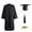 Black, variant on HOWPAY Unisex Adult Graduation Gown Cap and Tassel 2026 Set Graduation Robe for High School and College Lightweight Ceremony Outfit Black 39
