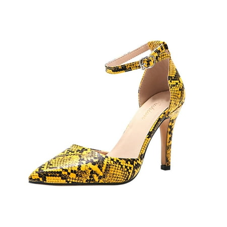 

Wiueurtly For Women Business High Shoes Single Shoes Shoes Buckle Heels Women s high heels Heels Women Size 12 Sequin Thigh High Heel Boots
