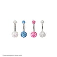 thumbnail image 1 of Ferido Belly Button Navel Ring 14g Surgical Steel 4 Colors To Choose, 1 of 1