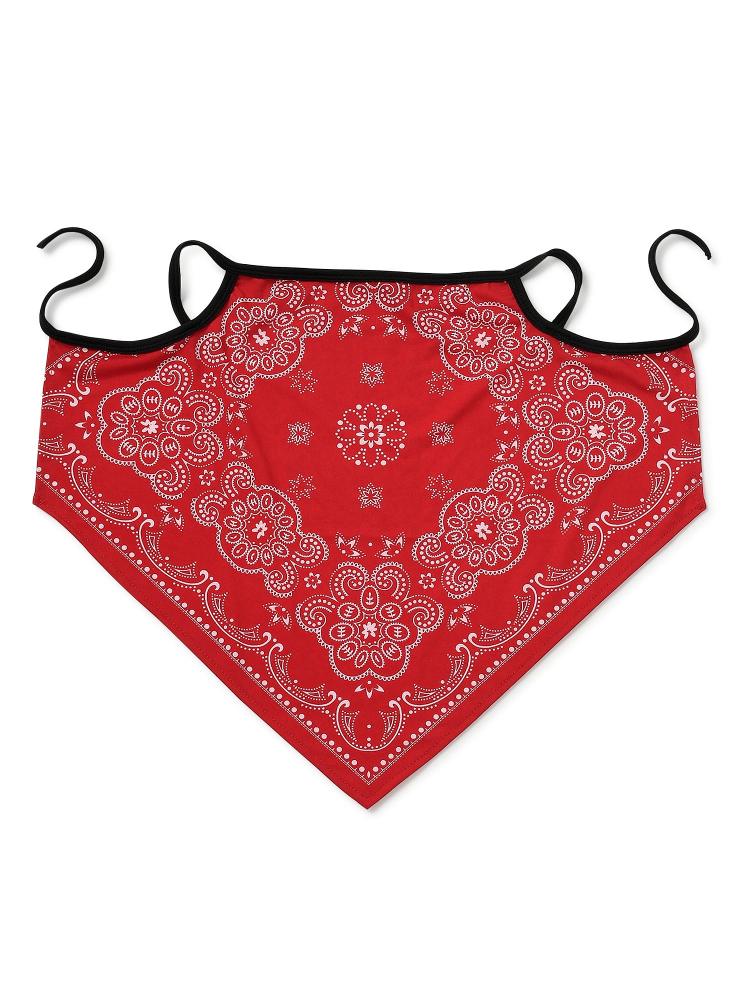 Time and Tru Women's Bandana Scarf Face Mask with Ear Loops