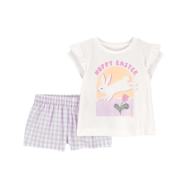 Carter's Child of Mine Baby and Toddler Easter Outfit Set, 2-Piece, Sizes 0/3 Months-5T