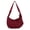 Red, variant on Casual Hobo Bag Dumpling Bag with Adjustable Strap Foldable Shoulder Bag with Multiple Pockets Large Capacity Crossbody Bag for Daily Use Travel Work