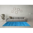 thumbnail image 3 of Ahgly Company Indoor Rectangle Oriental Light Blue Industrial Area Rugs, 7' x 9', 3 of 4