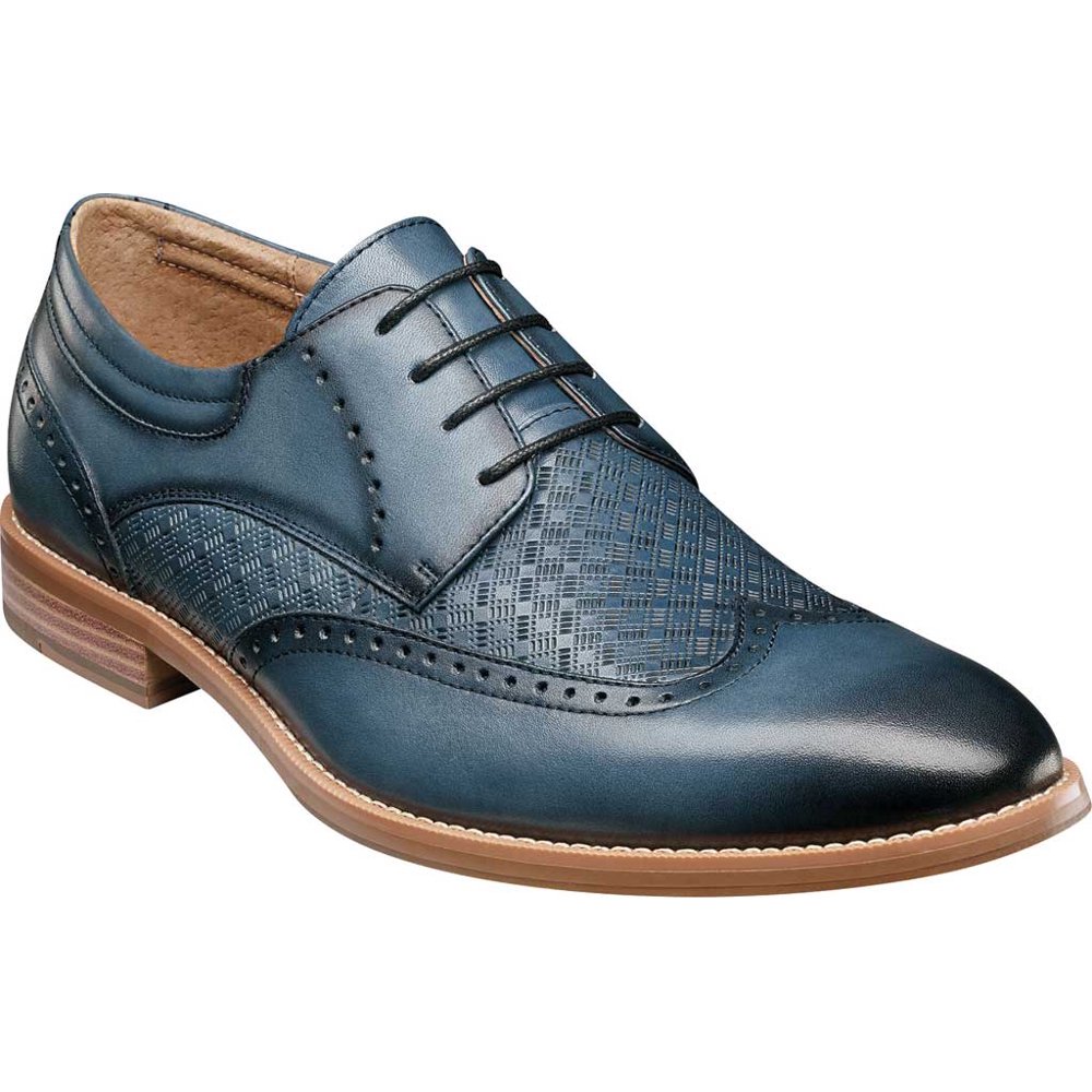 navy blue and grey shoes